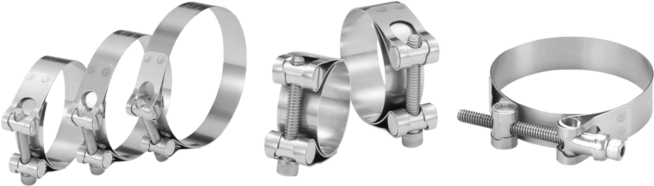 Barrel Hardware Clamps in Zinc Plated and Stainless Steel Barrels