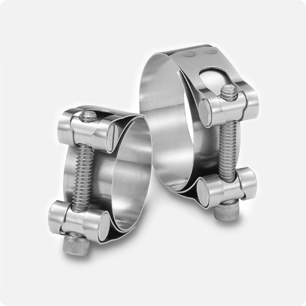 Barrel Hardware Clamps with Zinc Plated and Stainless Steel Barrels