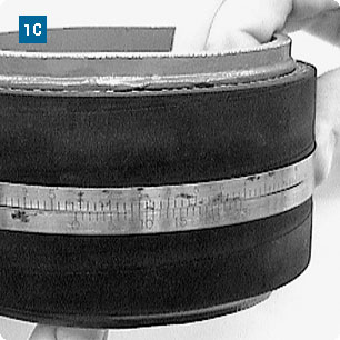Measuring Nominal Size for Hose Clamp Application using a 'Pi' Tape Rule
